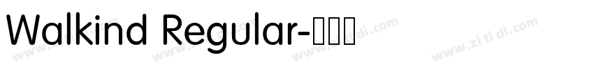 Walkind Regular字体转换